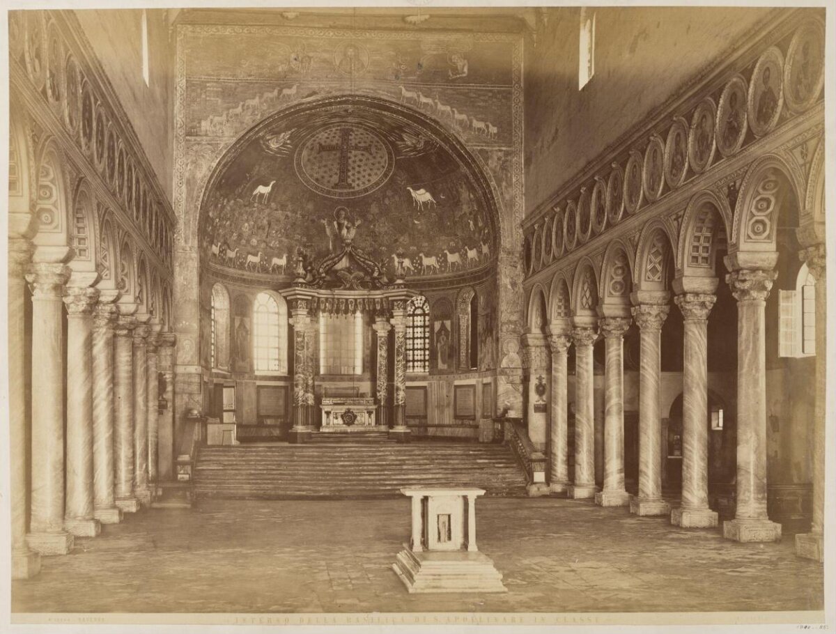 Interior of Sant'Apollinare in Classe Basilica