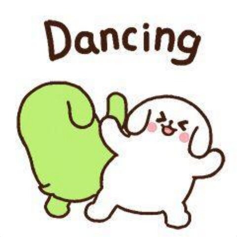 Cute Dancing Puppy Illustration