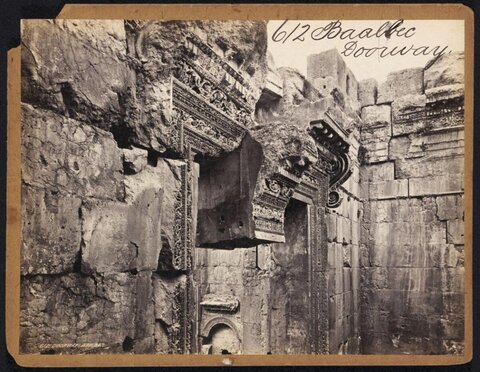 Baalbek Ancient Doorway Ruins