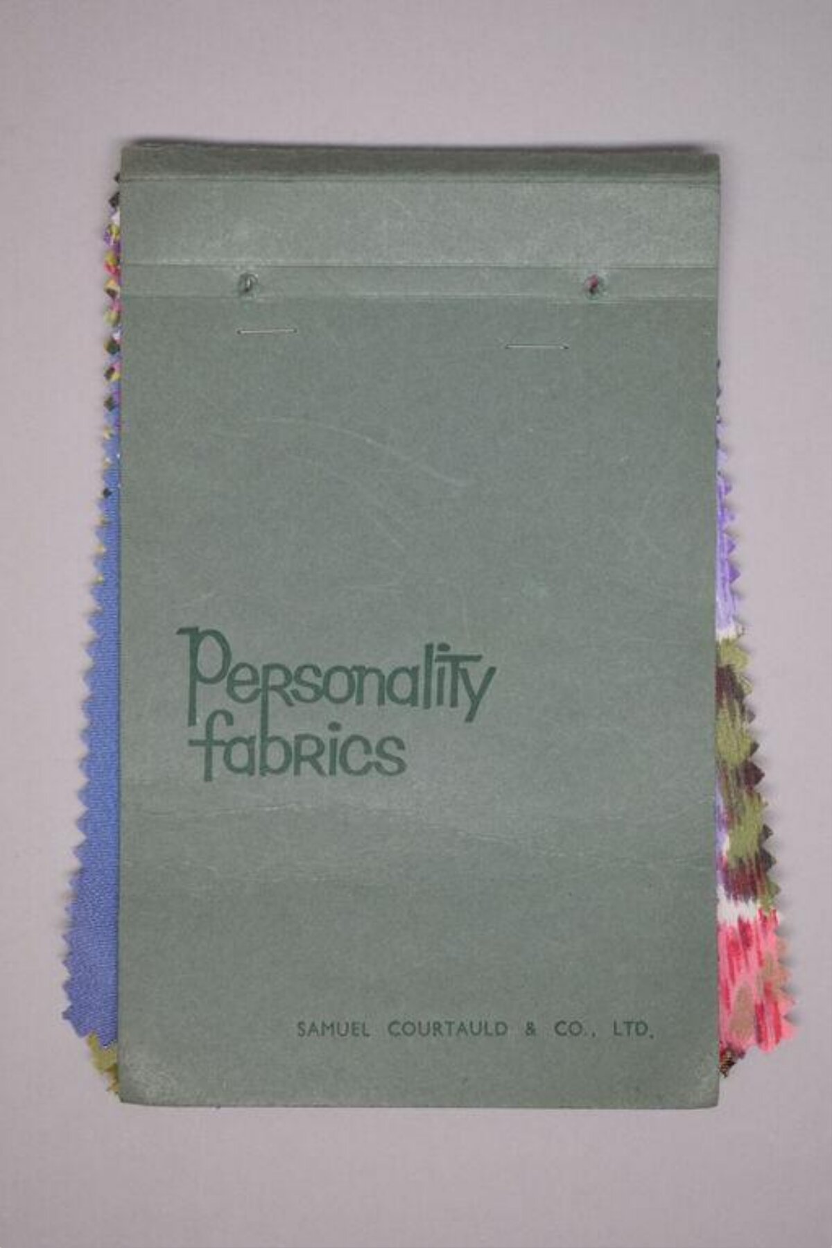 Vintage Personality Fabrics Swatch Card