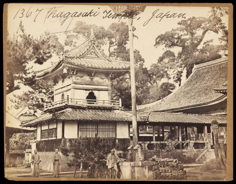 Old Nagasaki Temple in Japan