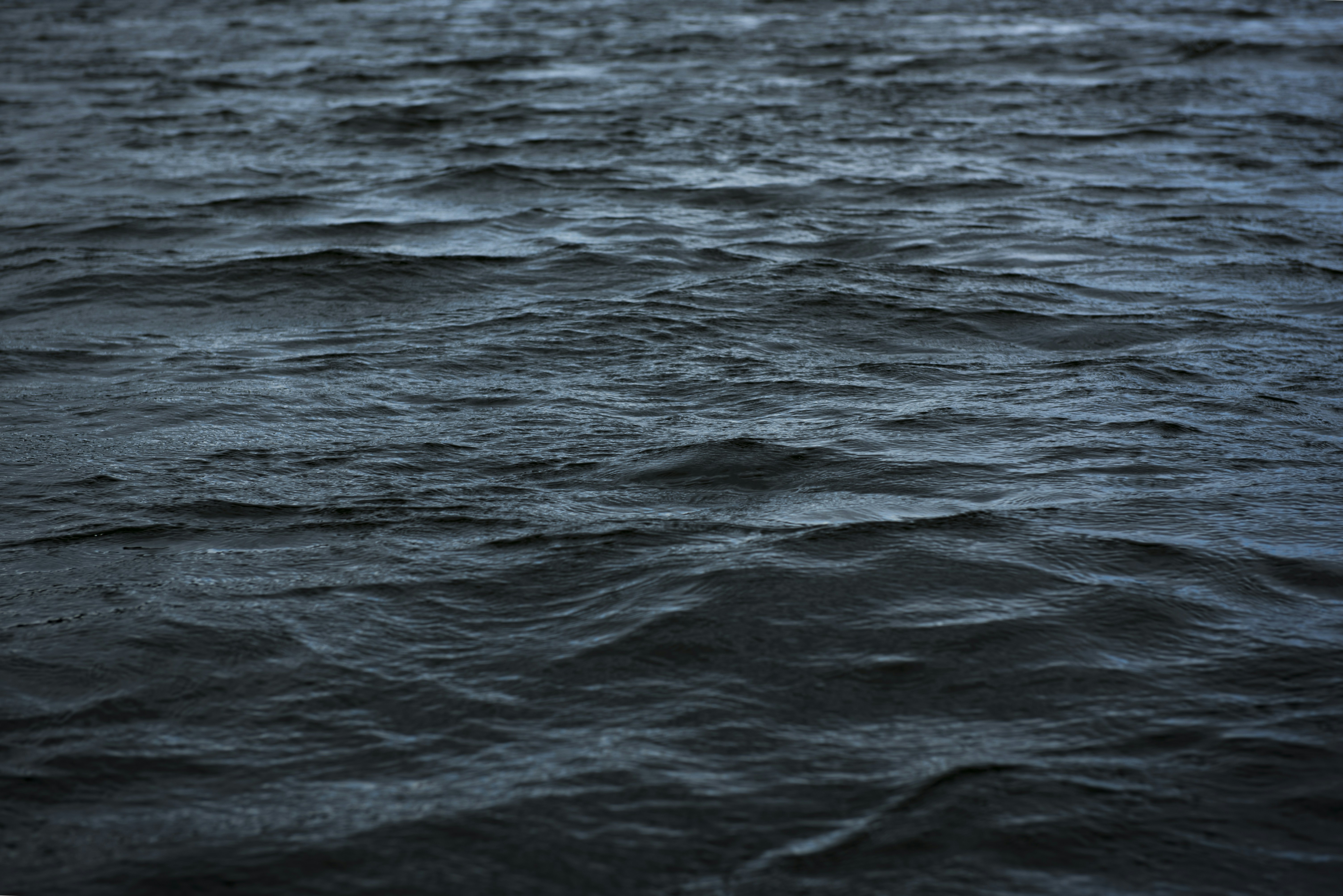 Dark Rippled Open Water