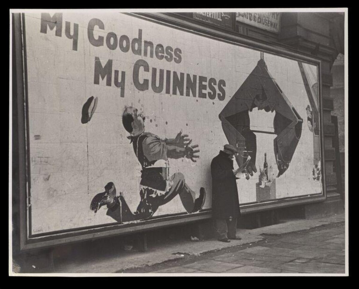 Vintage Guinness Street Billboard