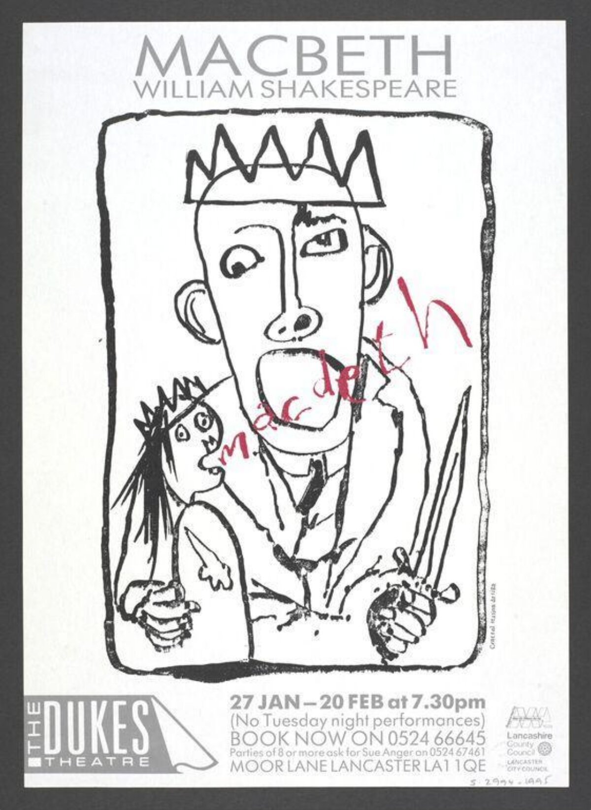Macbeth Theatre Performance Poster