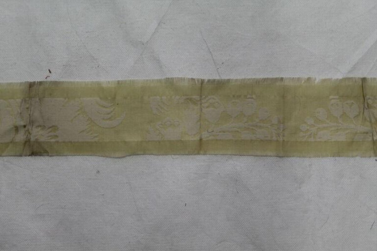 Ancient Patterned Silk Fragment