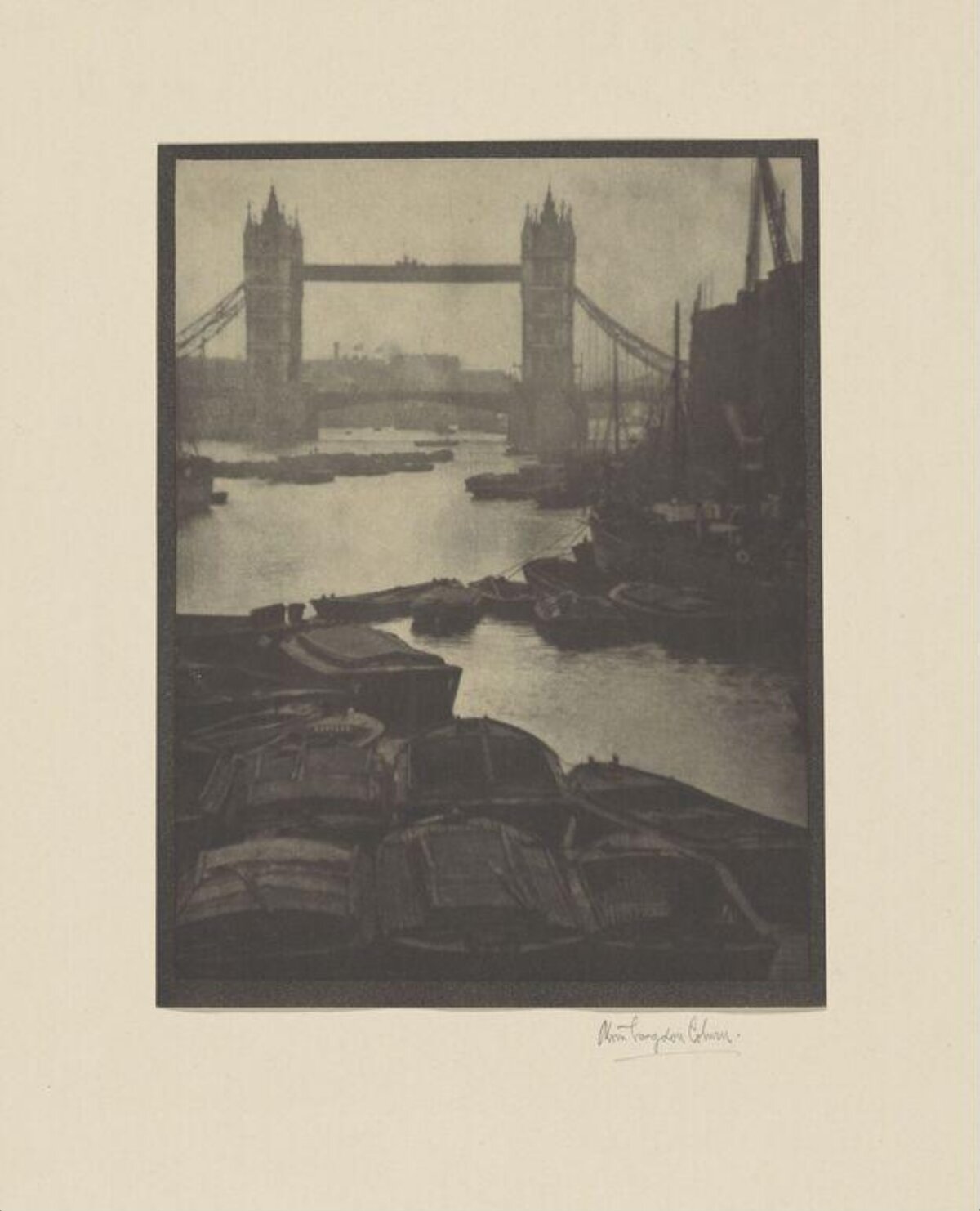 Tower Bridge on River Thames