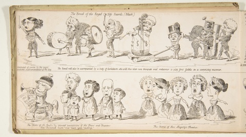 Victorian Caricature of Bands and Choirs