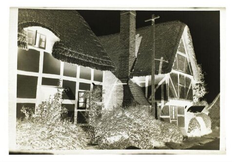 Old Thatched Half-timbered Cottage