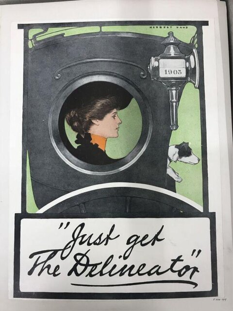 1903 The Delineator Vintage Advertisement
