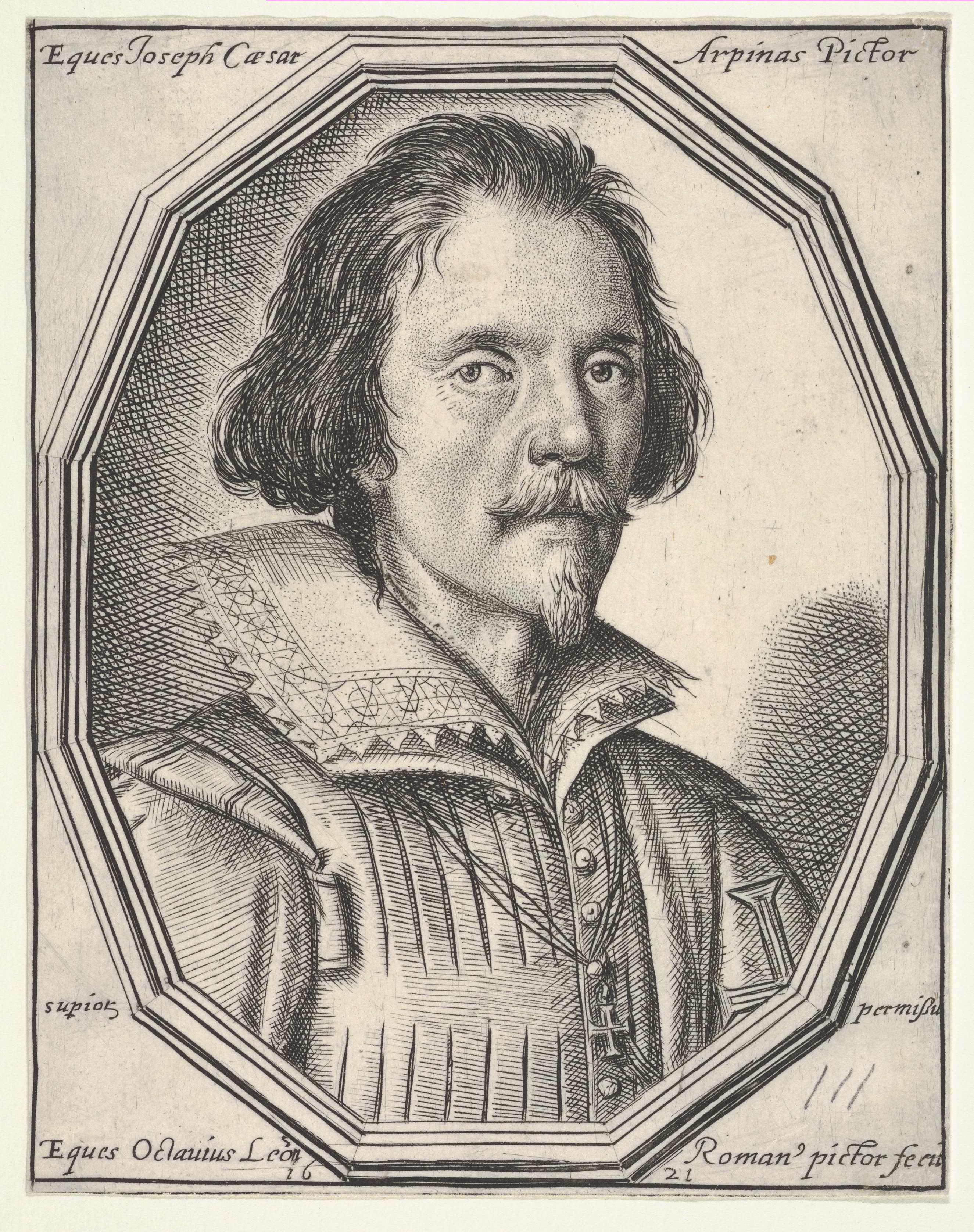 Engraved Portrait of Joseph Caesar