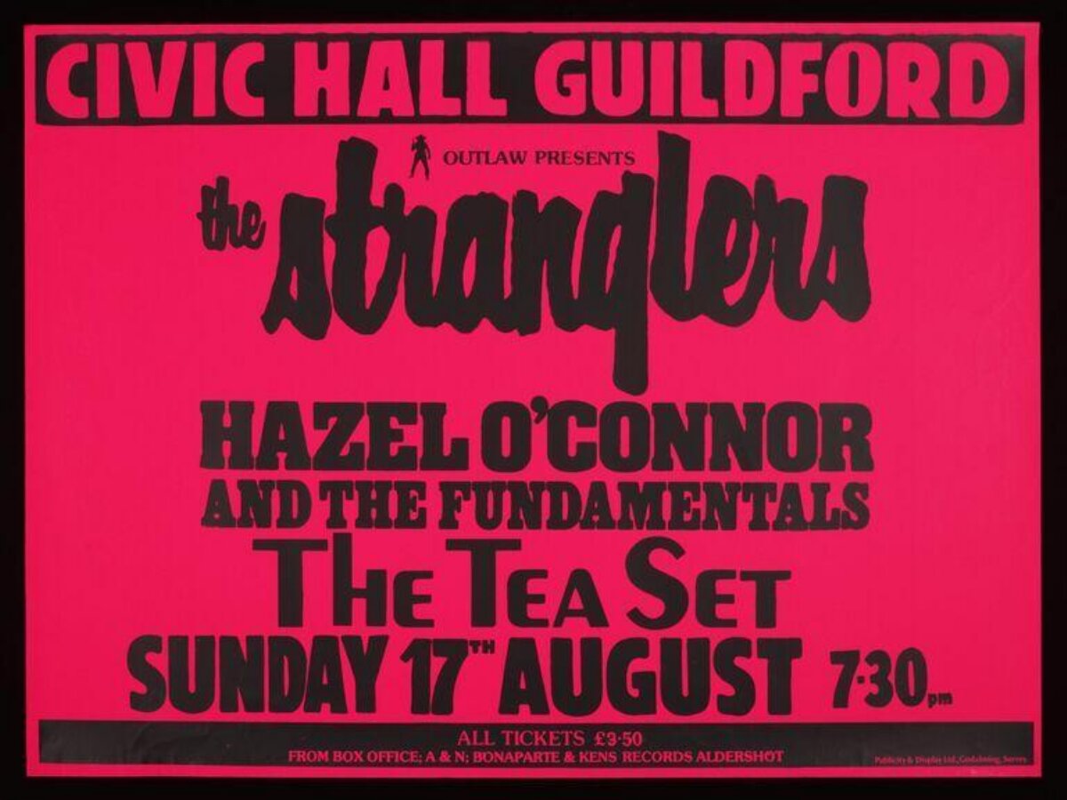 The Stranglers Vintage Concert Poster