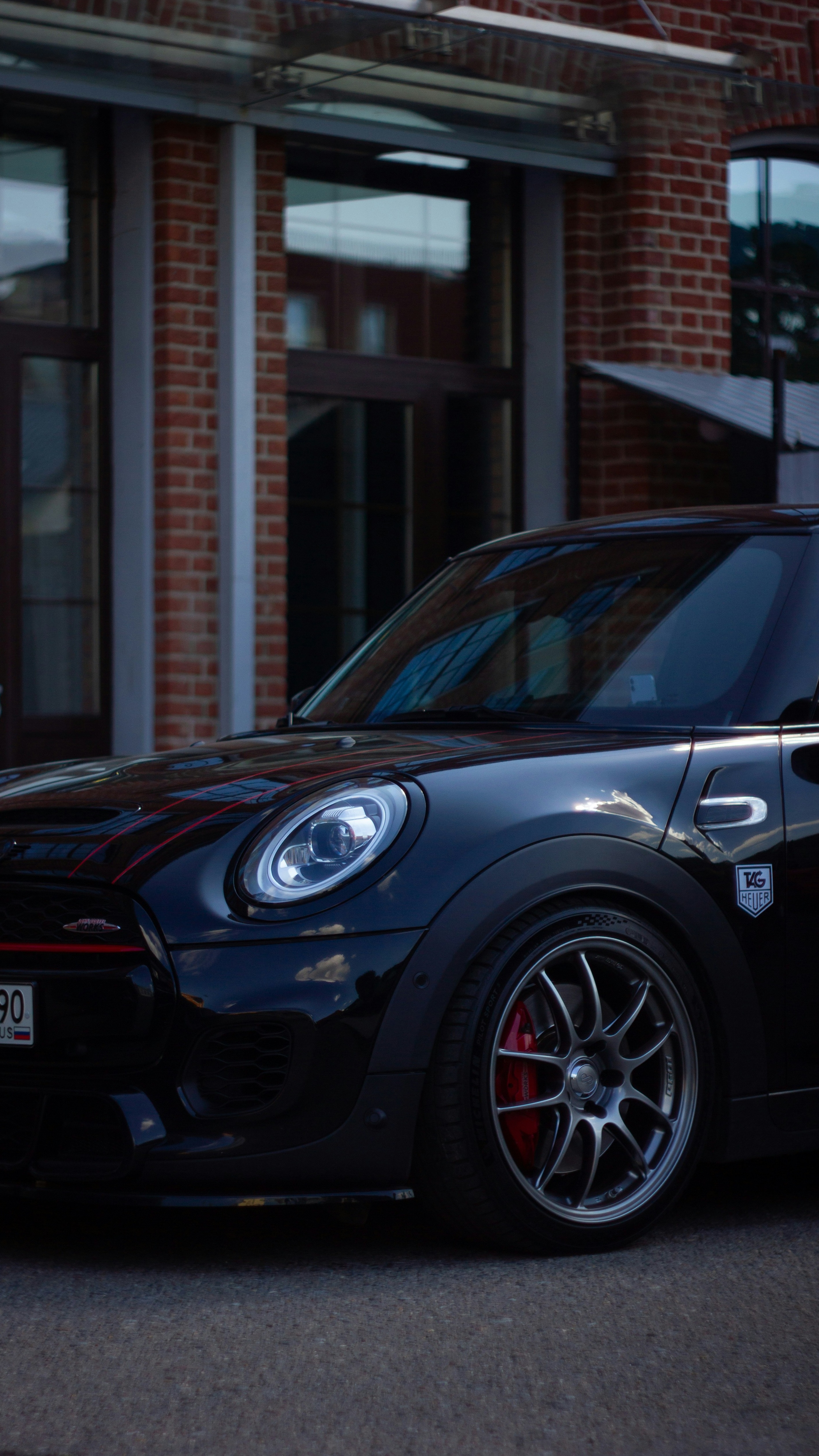 Black Modified Mini Cooper