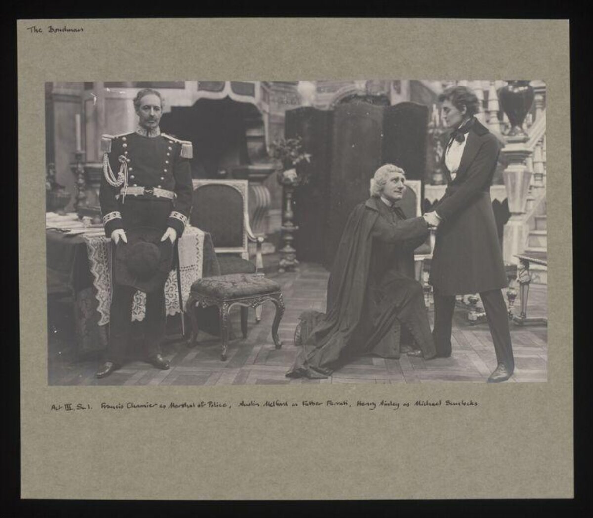 Vintage The Bondman Play Stage Photo