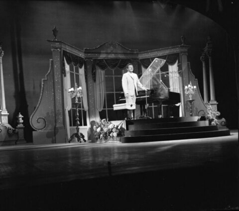 Piano Performer on Theater Stage