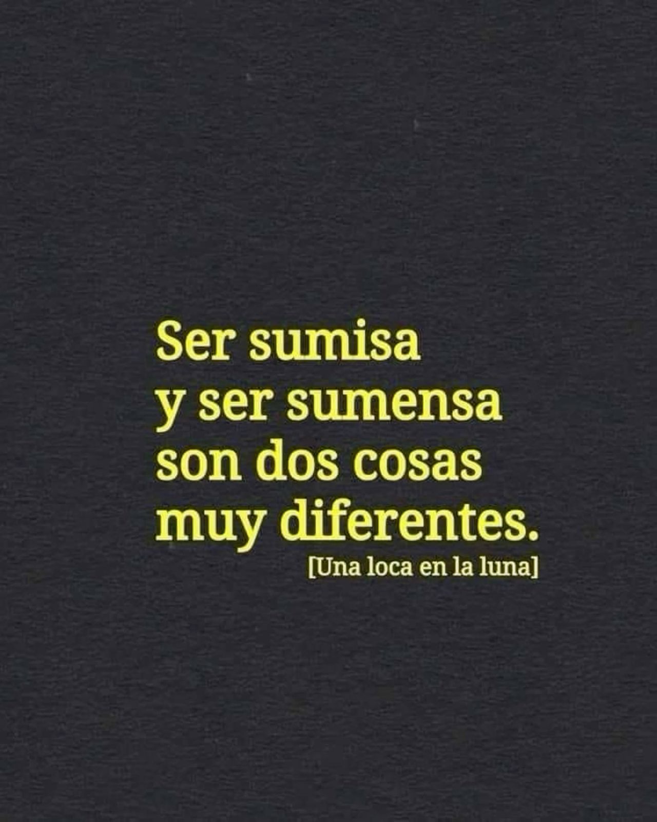 Spanish Quote on Dark Background