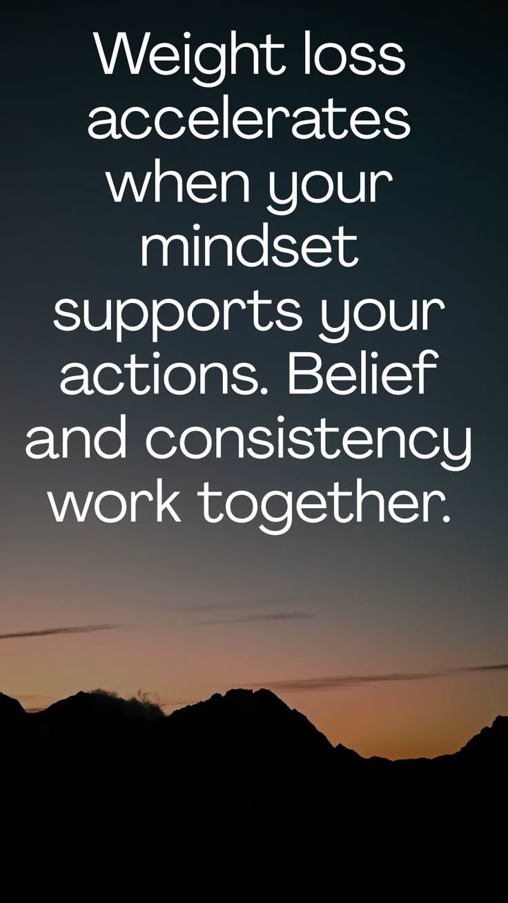 Weight Loss Mindset Motivational Quote
