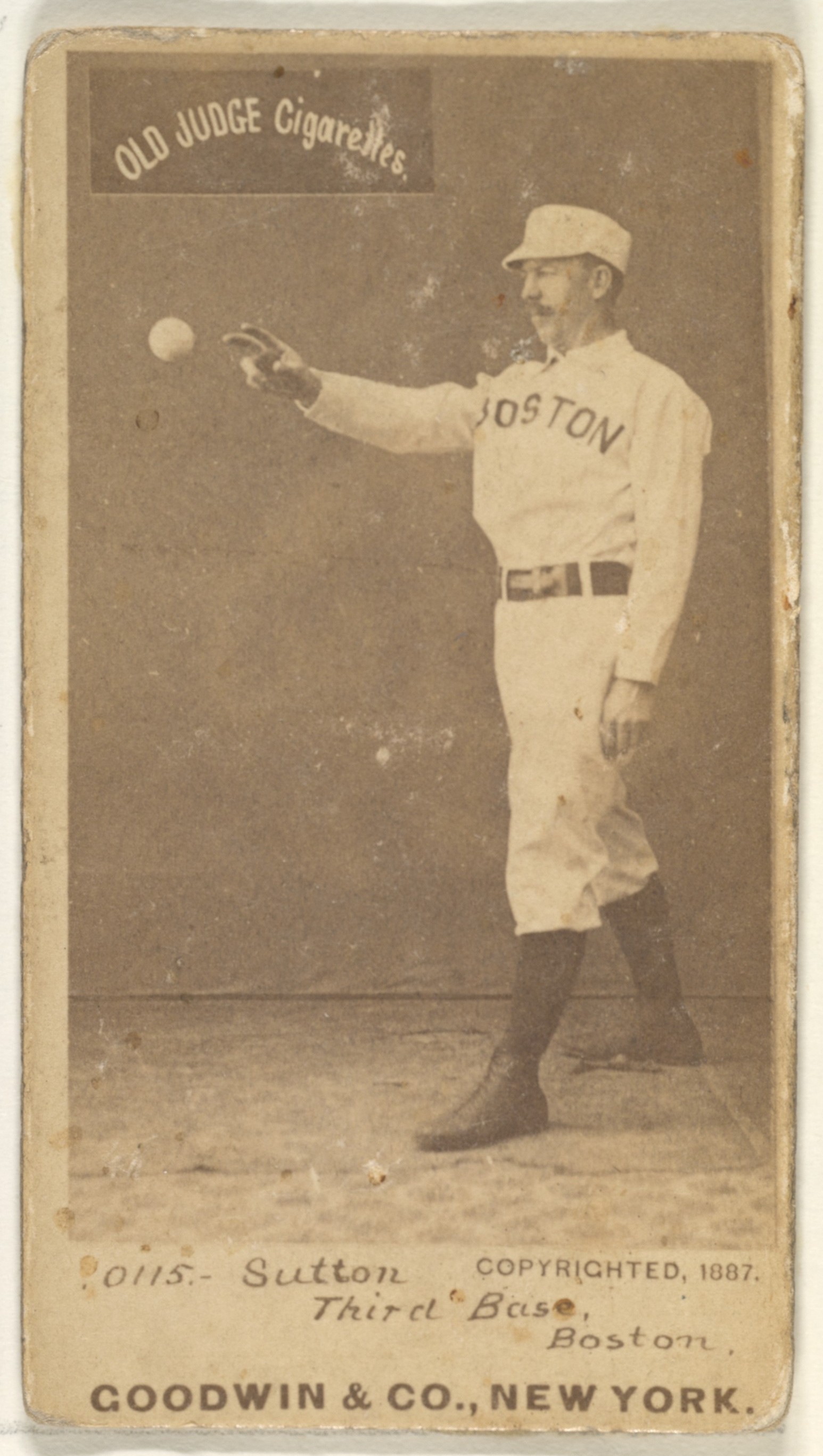 1887 Old Judge Boston Baseball Card