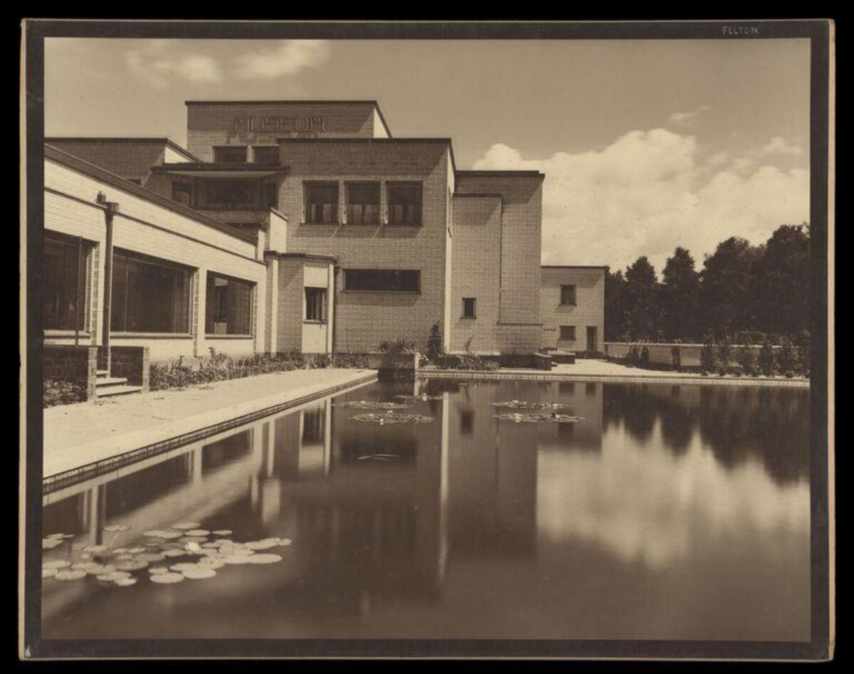 Museum Building by Reflecting Pond