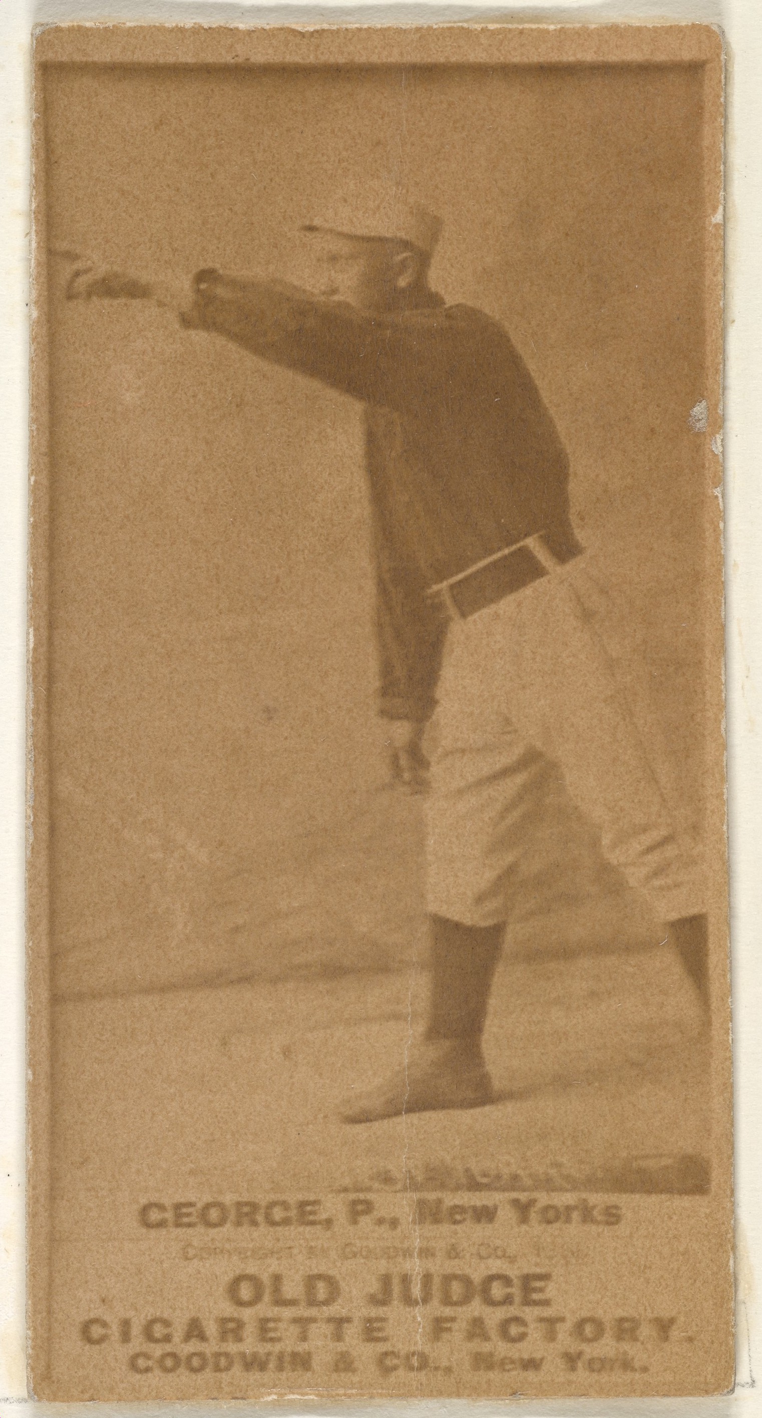 Old Judge Baseball Cigarette Card