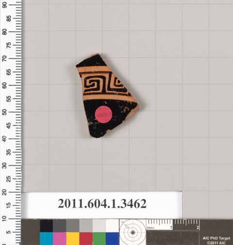 Decorated Ancient Pottery Fragment