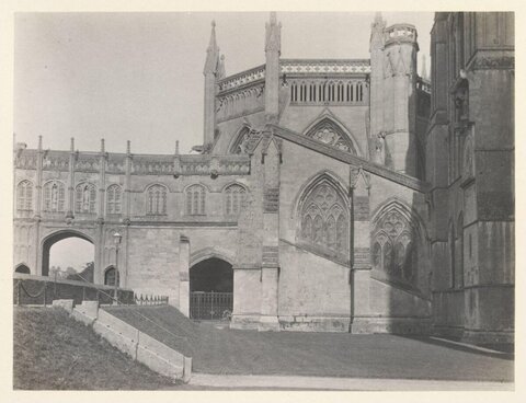 Vintage Gothic Cathedral Exterior