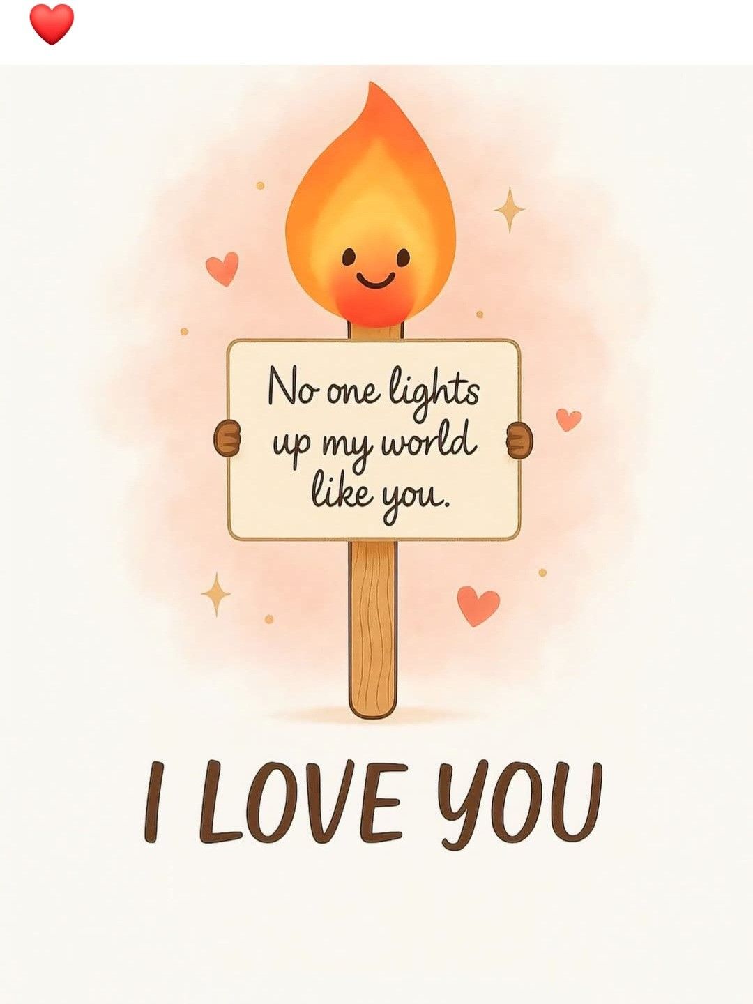 Cute Match Romantic Love Card