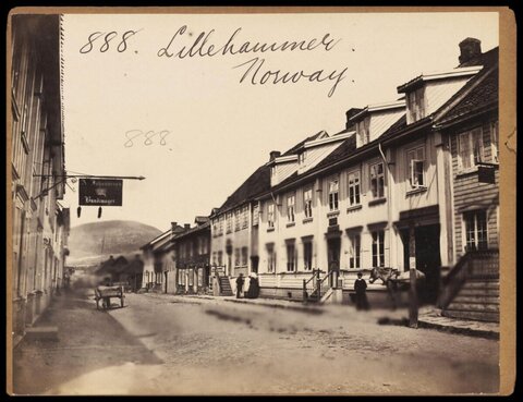 Lillehammer Norway Historic Street