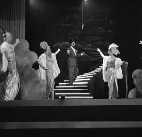 Vintage Stage Musical Performance