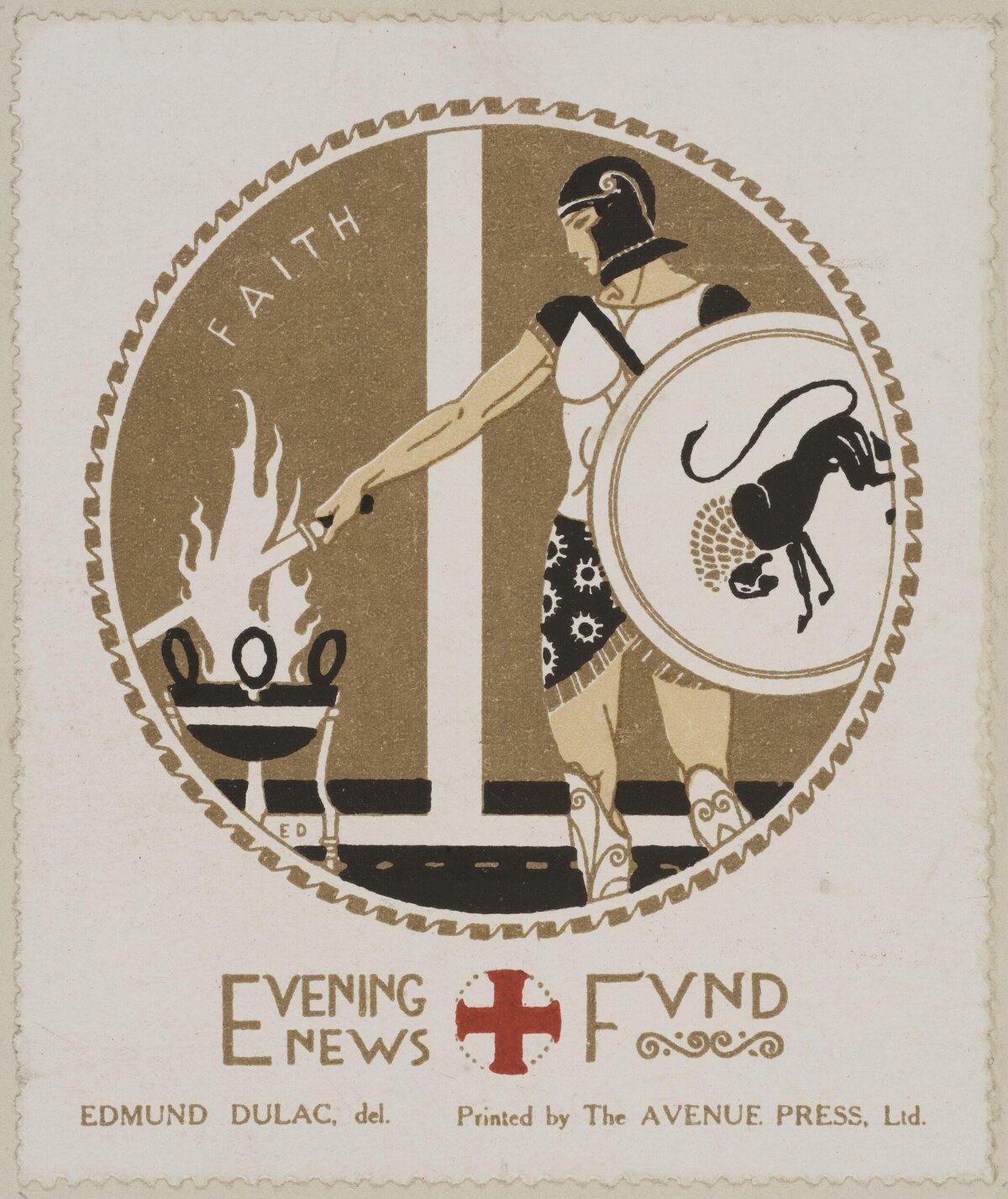 Vintage Faith Evening News Fund Poster