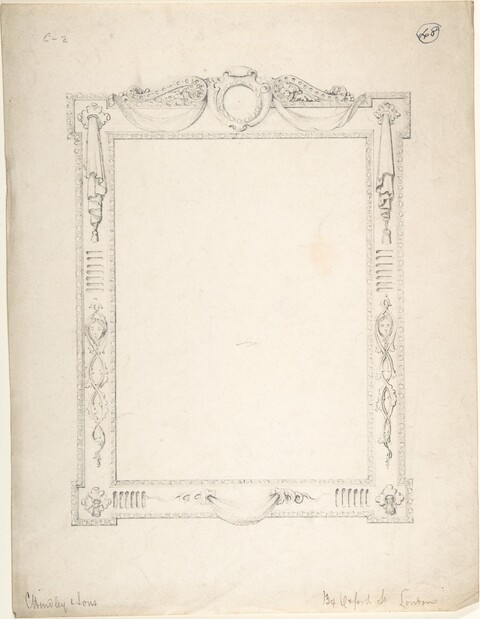 Pencil Sketch of Ornate Frame
