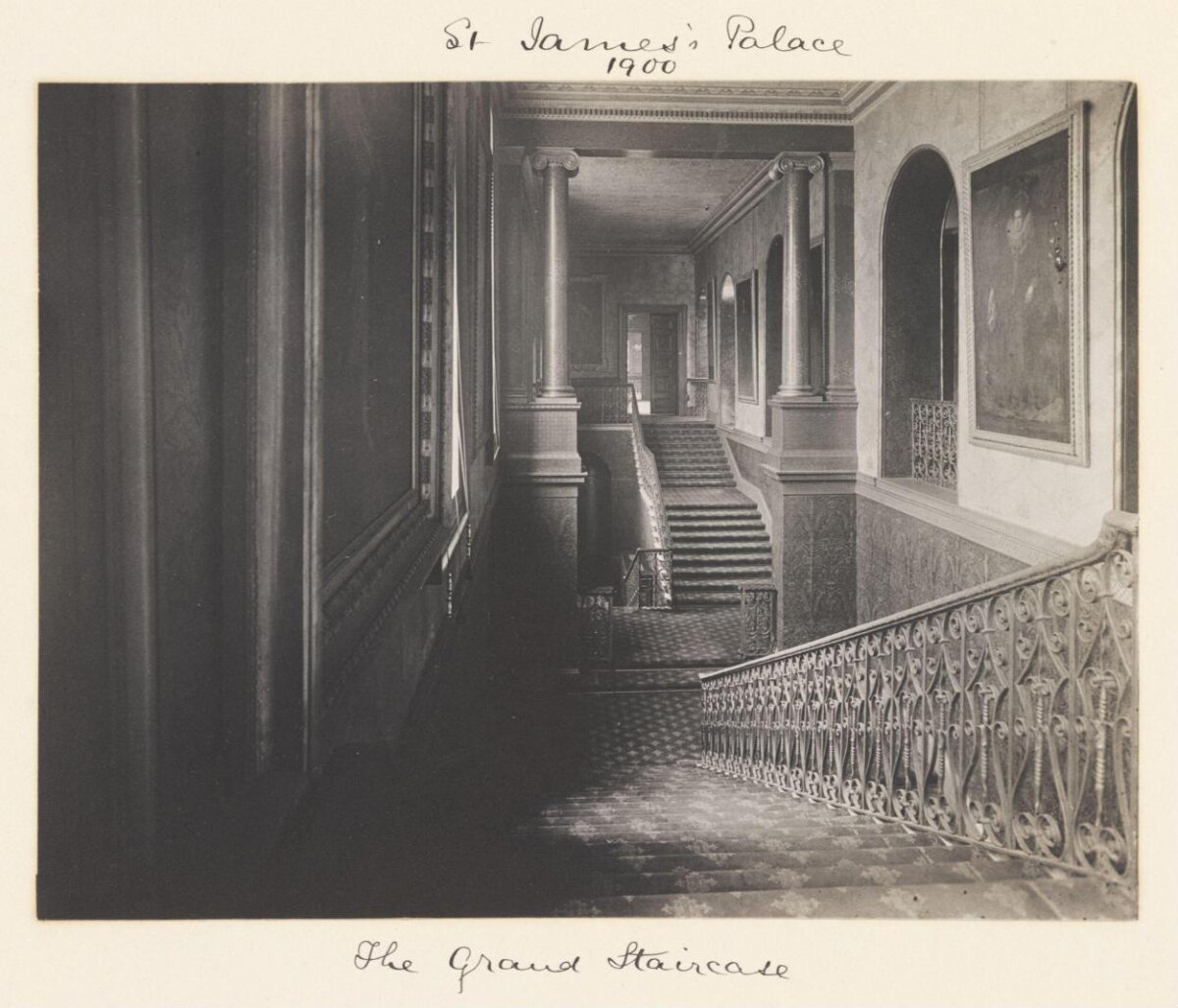 1900 Grand Staircase at St James's Palace