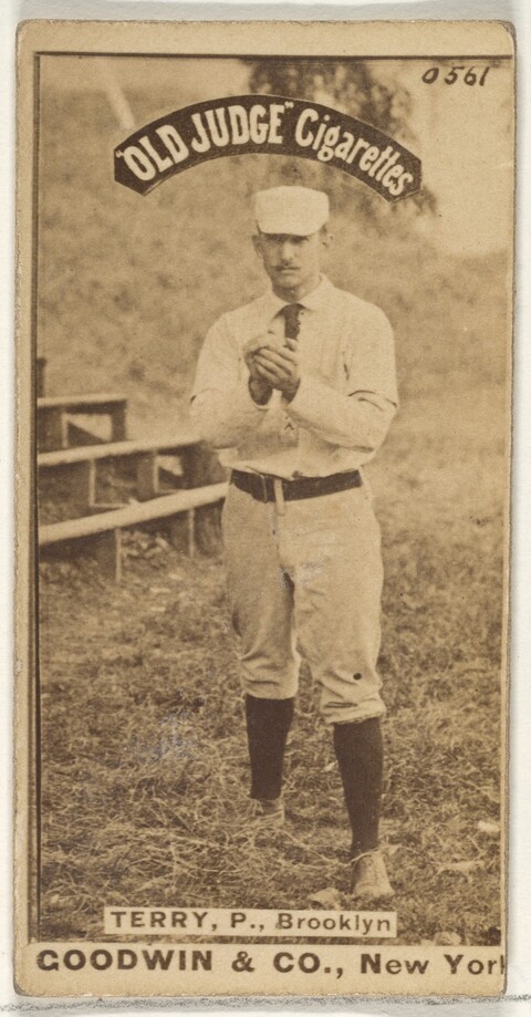 Vintage Old Judge Cigarette Baseball Card