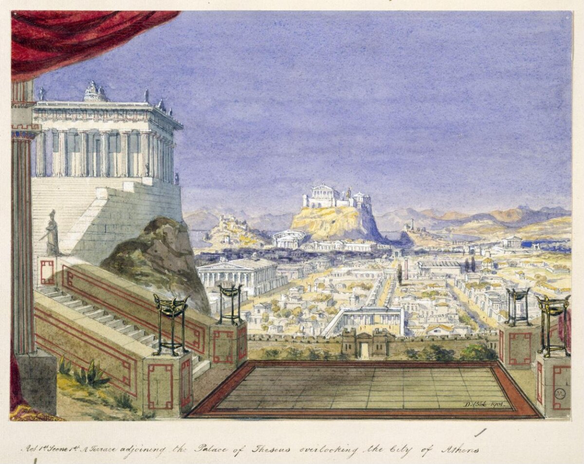 Terrace Overlooking Ancient Athens