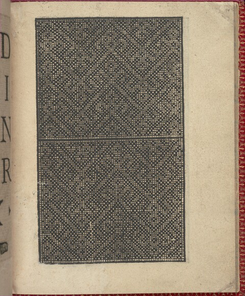 Antique Book Page with Dotted Black Print
