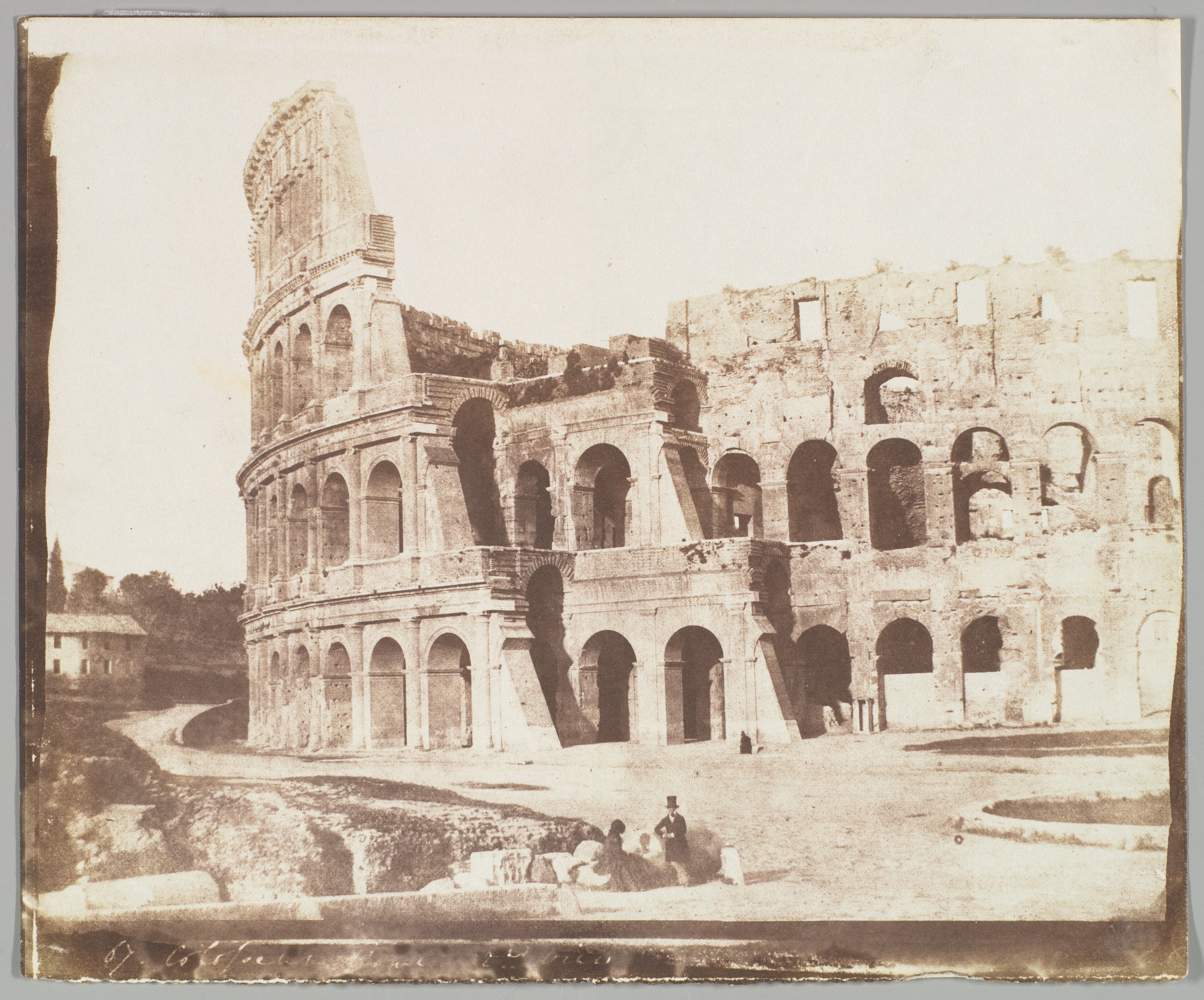 Vintage View of Roman Colosseum