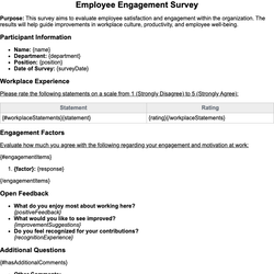 Employee Engagement Survey