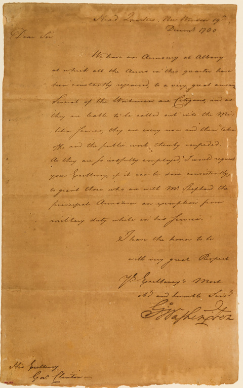 1780 George Washington Handwritten Letter