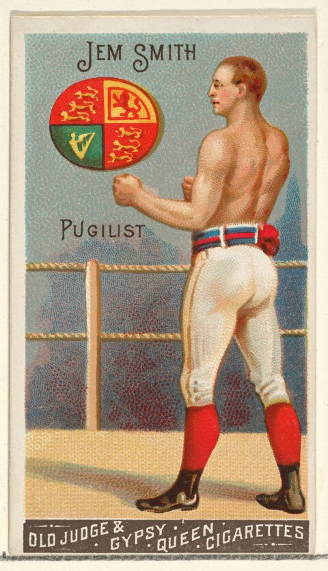 Vintage Cigarette Card of Jem Smith