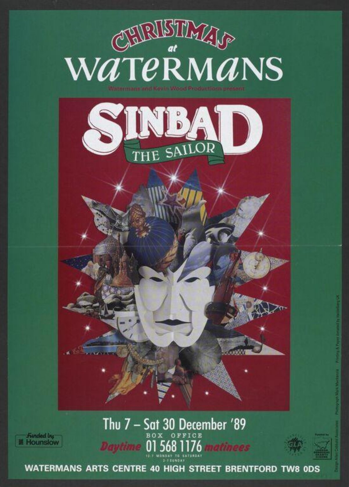 1989 Sinbad the Sailor Theatre Poster