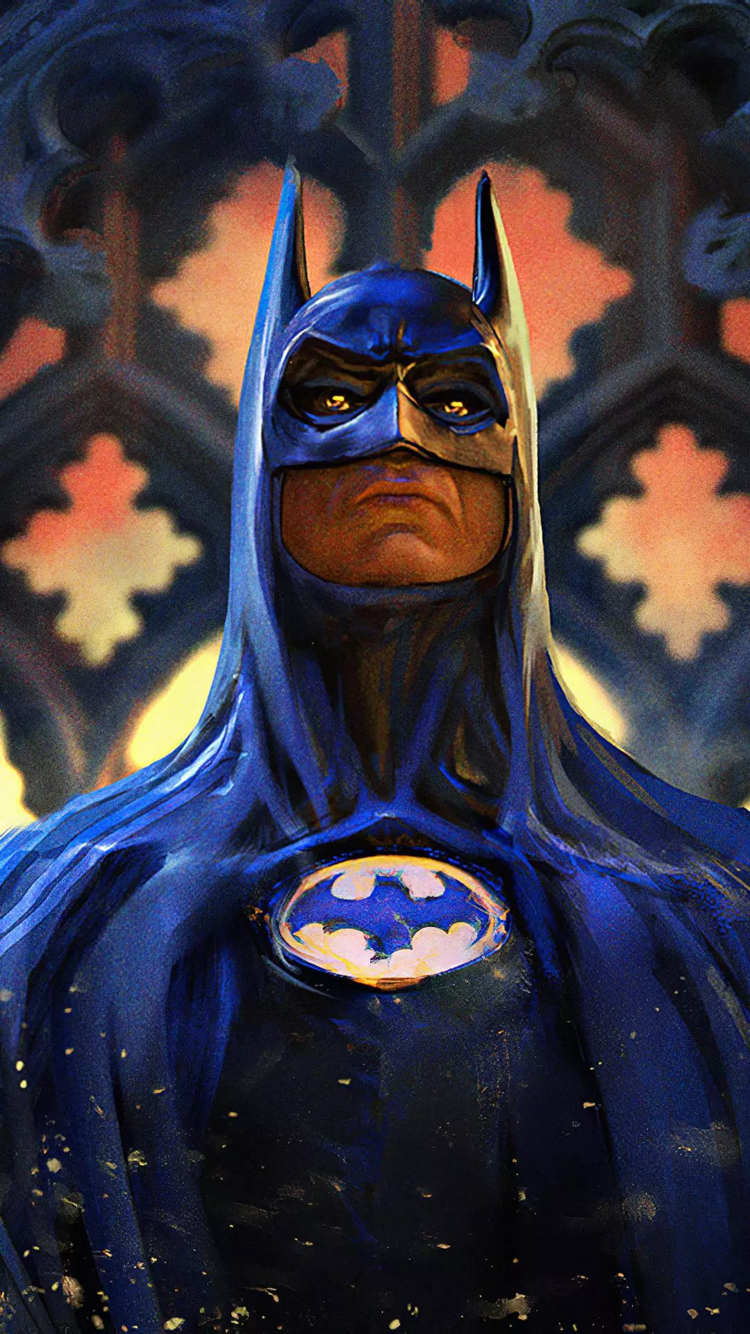Painted Portrait of Batman