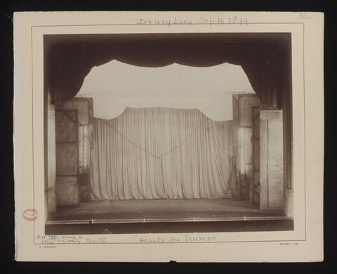 1899 Drury Lane Theatre Stage Set
