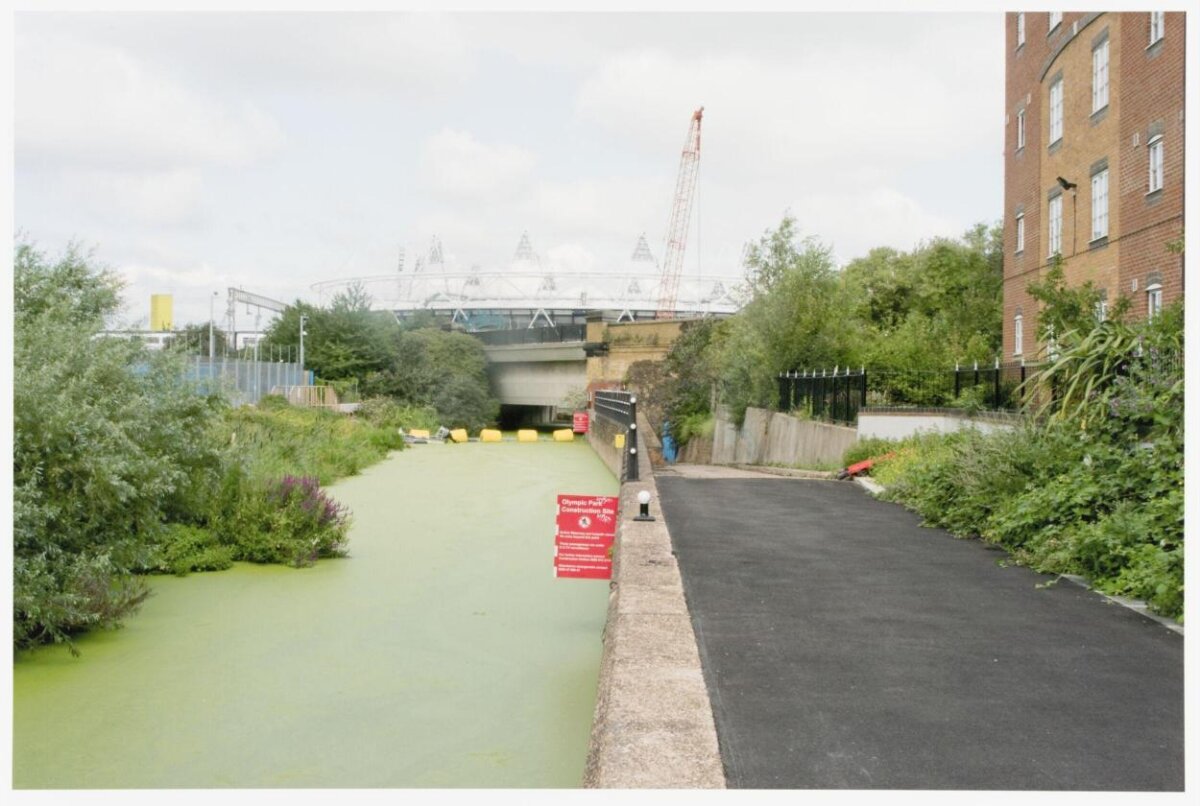 Overgrown Canal by Olympic Construction Site