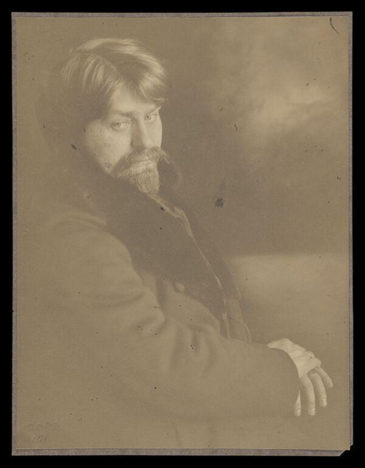 Vintage Portrait of a Bearded Man