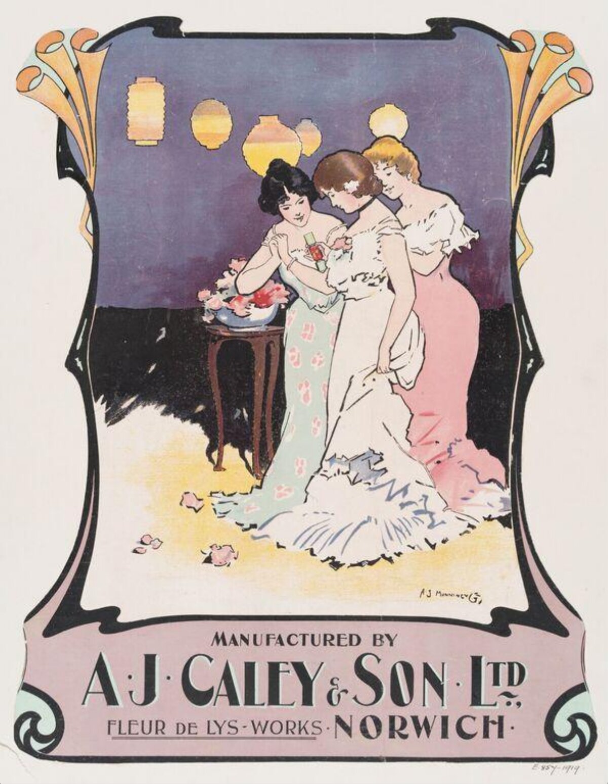 Vintage AJ Caley & Son Advertisement
