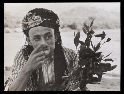Yemeni Man Chewing Qat