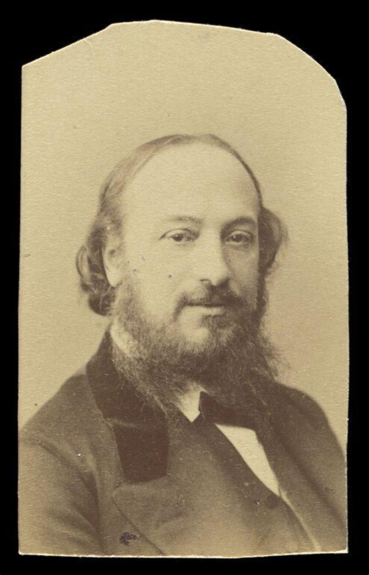 Vintage Portrait of 19th Century Bearded Man