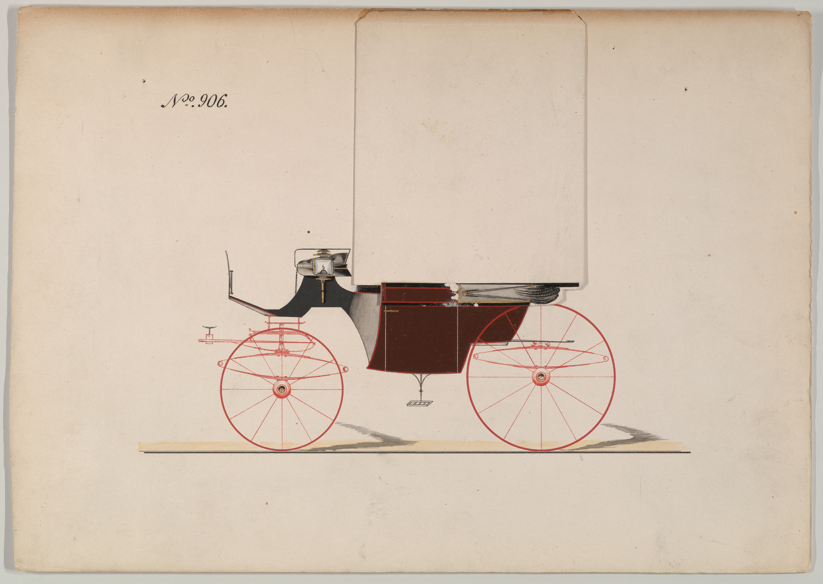 No.906 Carriage Design Drawing