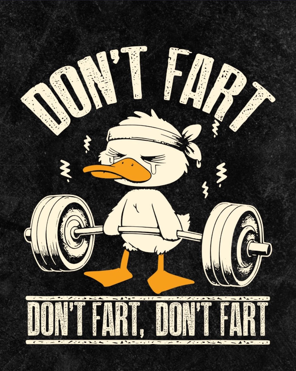 Funny Weightlifting Duck Gym Meme