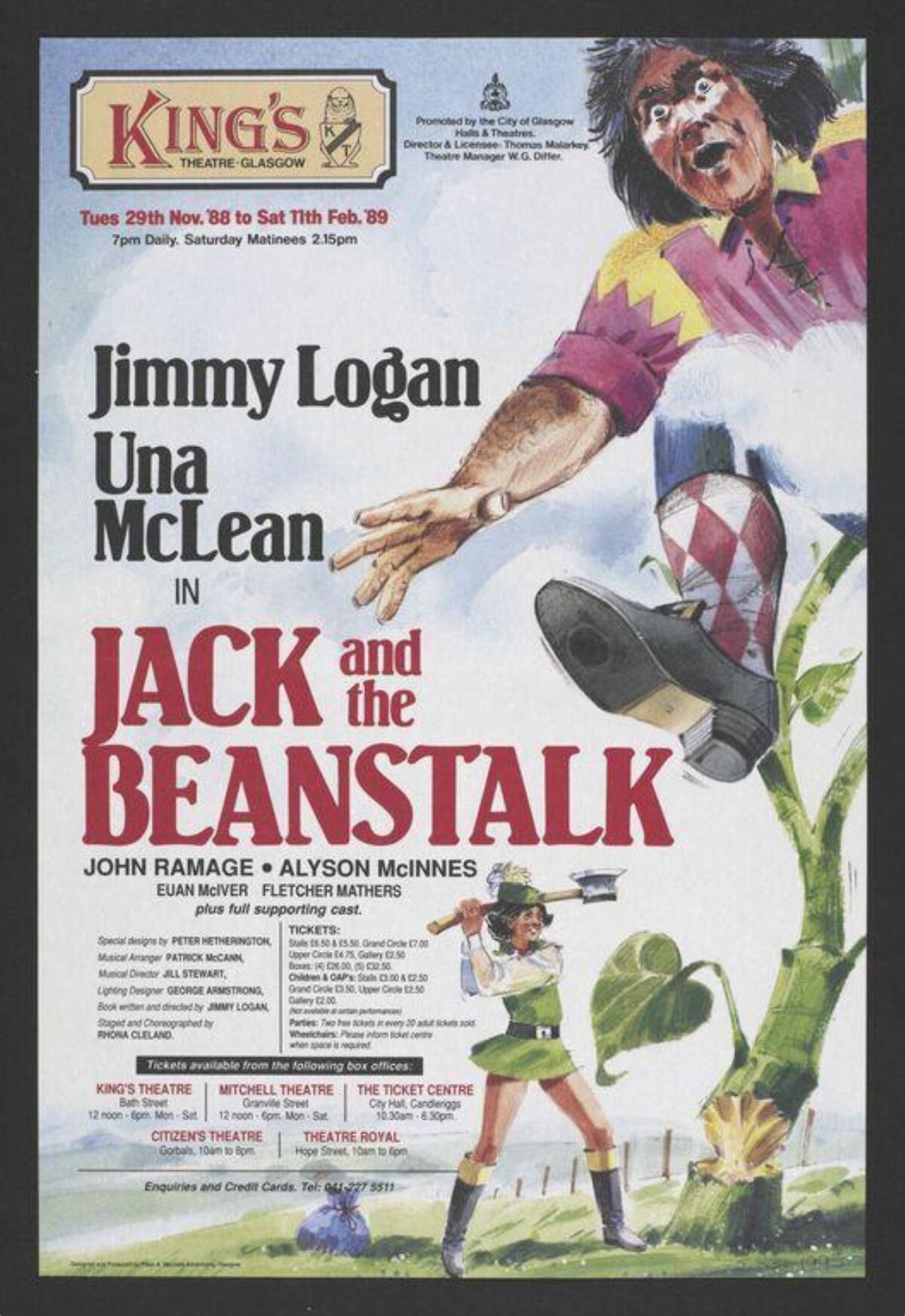 Jack and the Beanstalk Theatre Poster