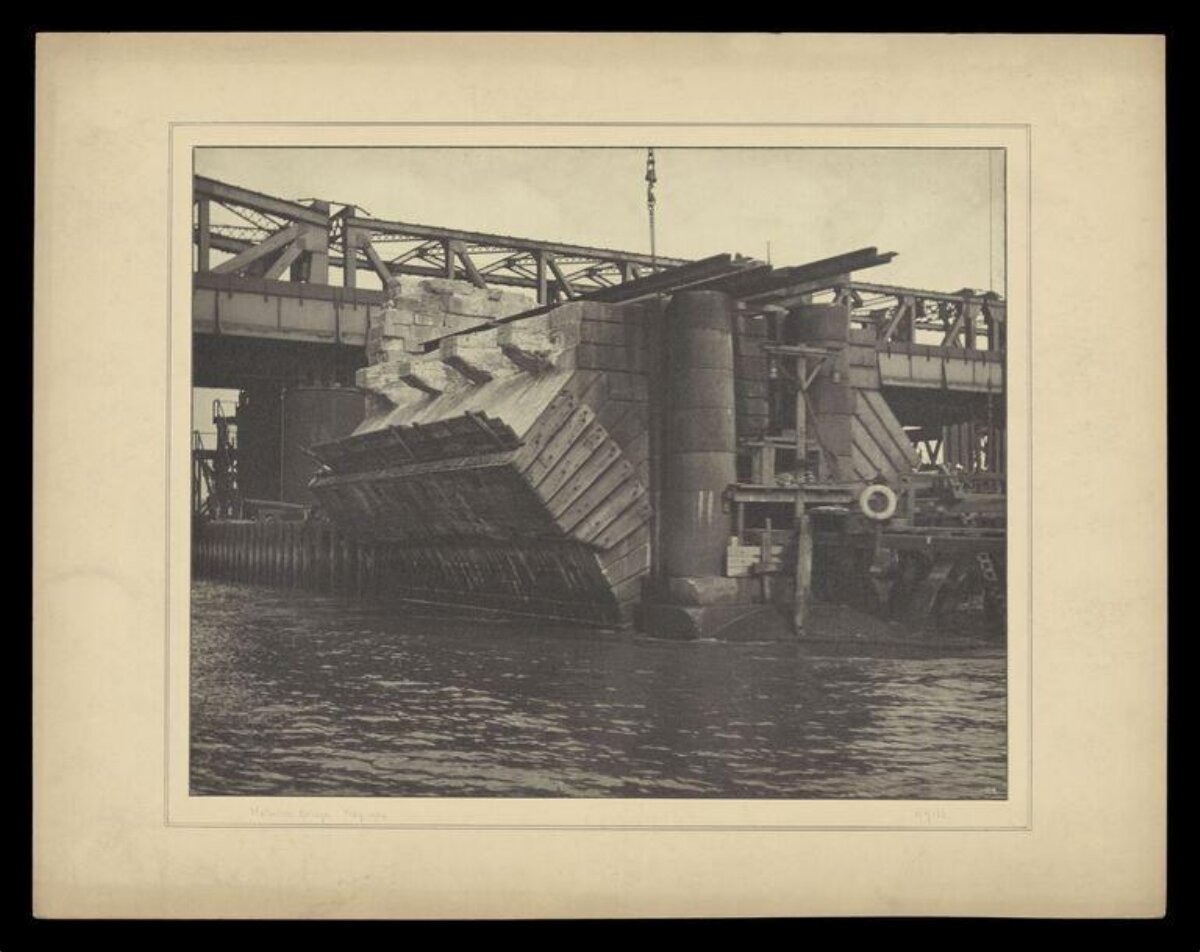 Bridge Pier Under Construction